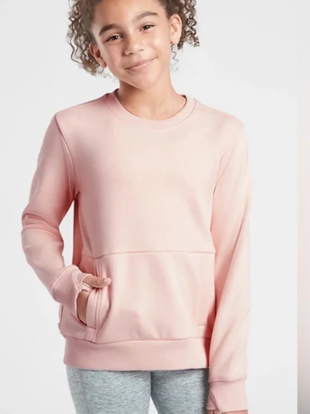 Athleta girl crazy cozy crewneck sweatshirt *warm